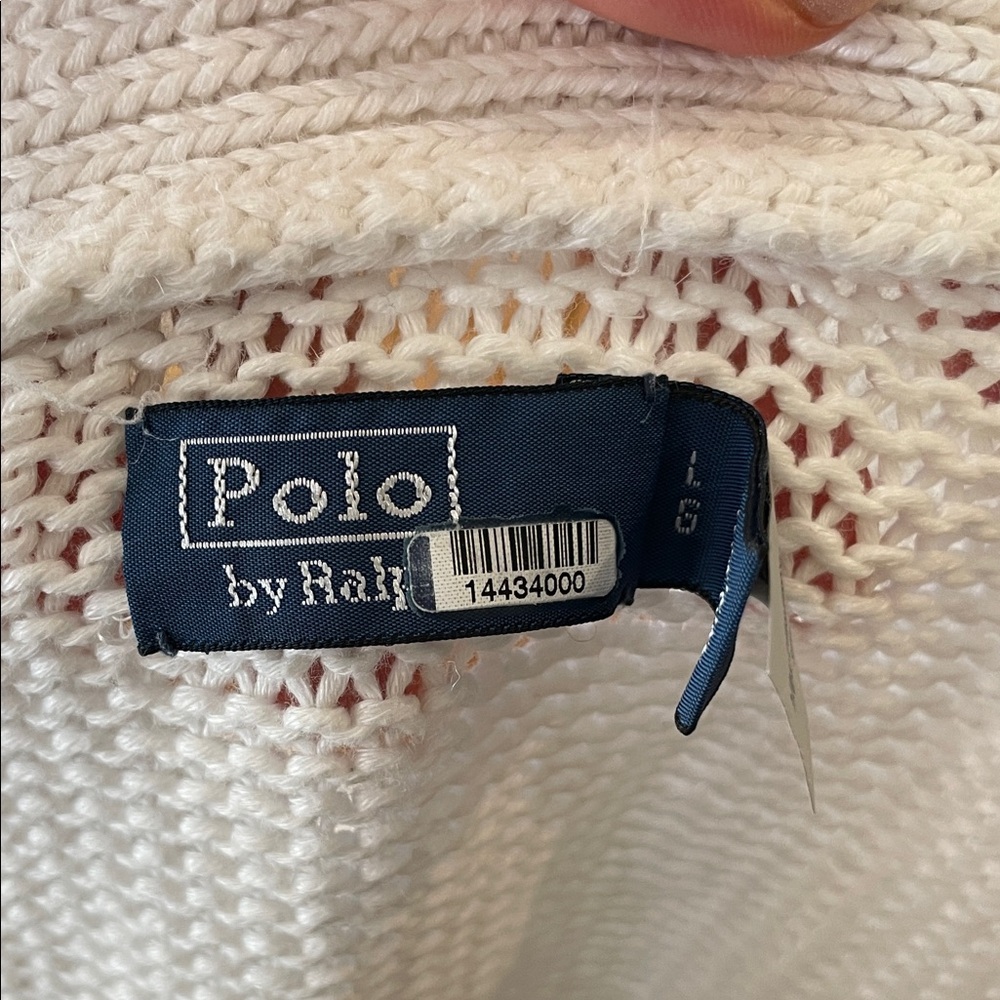 Polo by Ralph Lauren  Linen Long Sleeve Cardigan, L - Picture 2 of 9